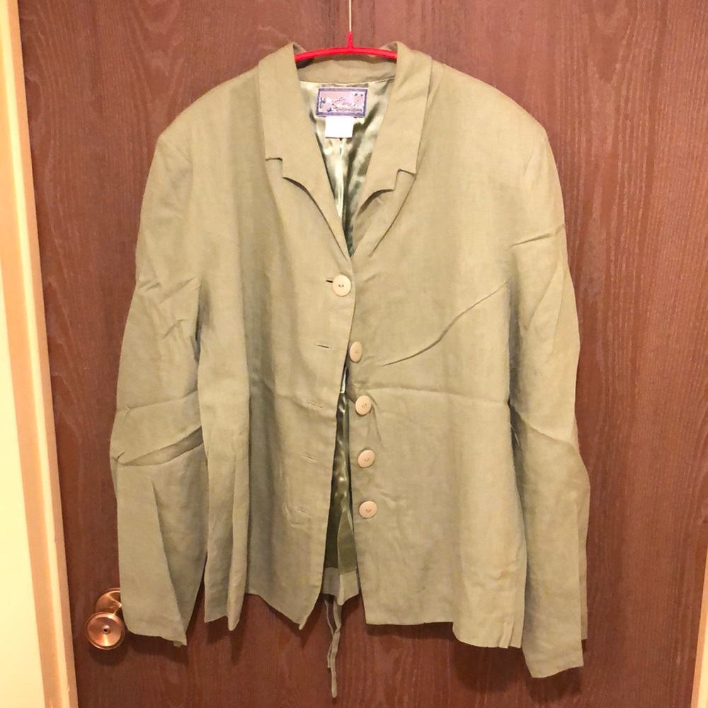 Vintage April Cornell for Cornell Trading Women’s Lined Button up Blazer size M
